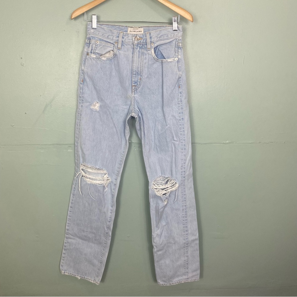Slvrlake blue jeans London size 25 flawed flawed